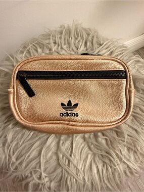 adidas Metallic Rose Waist Pack with Black Trim